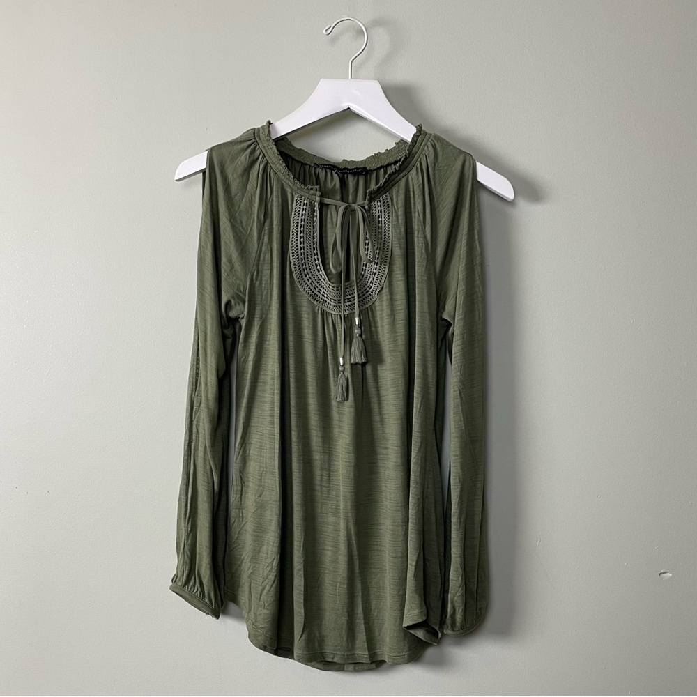 WHBM Military Green Shirt / Size S